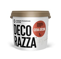 Лессировка матовая с воском CERA DECOR