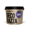 Декоративное покрытие SETA — колер Decorazza, Argento, 5 кг, для внутренних работ