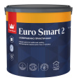 Глубокоматовая интерьерная краска EURO SMART 2, 2,7л, Белый — Tikkivala для строительства, для внутренних работ
